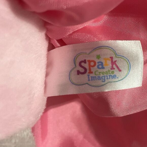 NWT Spark Bunny Rabbit Ballerina Rattle Plush Girl Lovey Snuggle Buddy Easter - Picture 5 of 8
